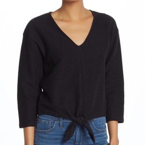 Madewell Tie Front Top